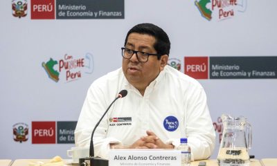 Fotografía de archivo en la que se registró al ministro de Economía y Finanzas de Perú, Alex Contreras, en Lima (Perú). EFE/Stringer