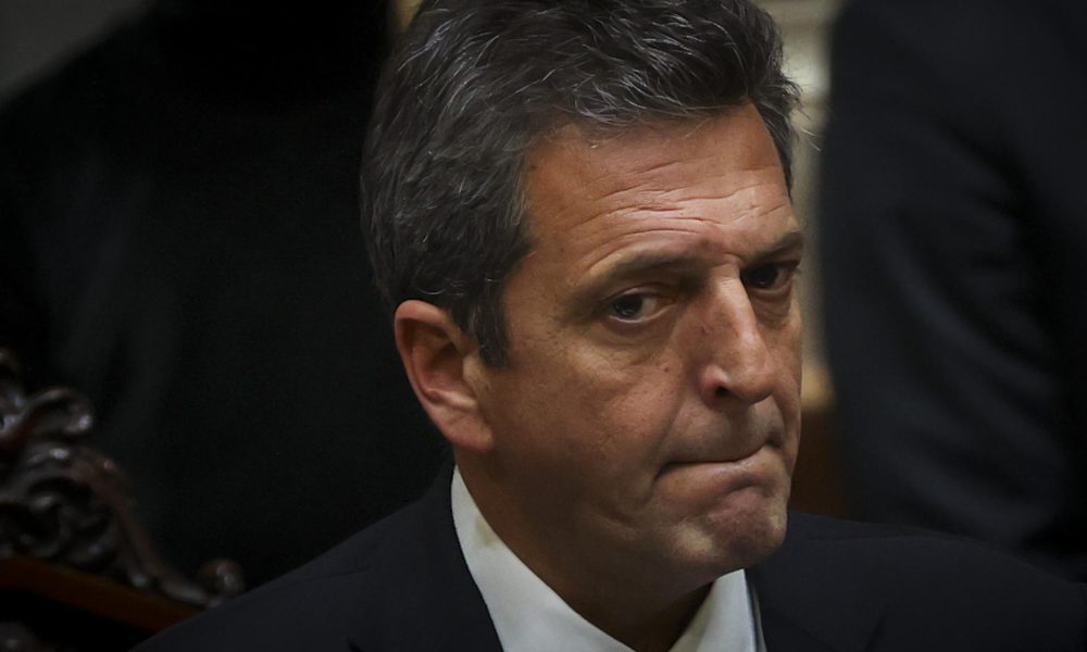 Imagen de archivo del ministro de Economía argentino y candidato a presidente, Sergio Massa. EFE/ Juan Ignacio Roncoroni