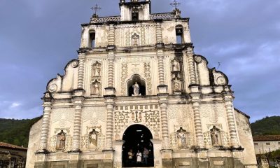 Fotografía de la iglesia de San Manuel de Colohete, el 7 de junio de 2023, en el departamento de Lempira (Honduras). EFE/Germán Reyes
