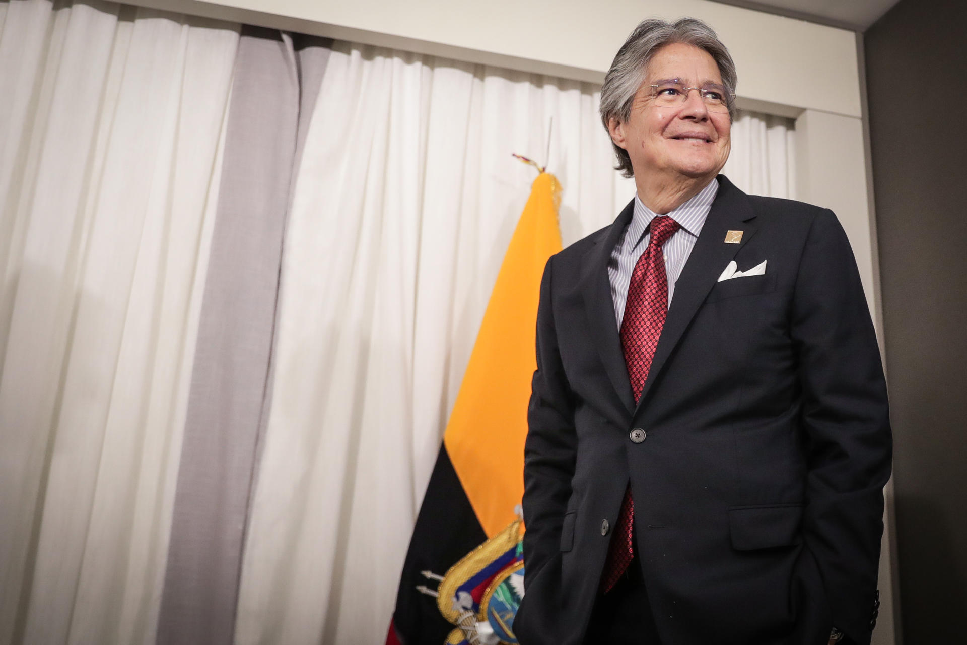 Fotografía de archivo del presidente de Ecuador, Guillermo Lasso. EFE/ André Coelho