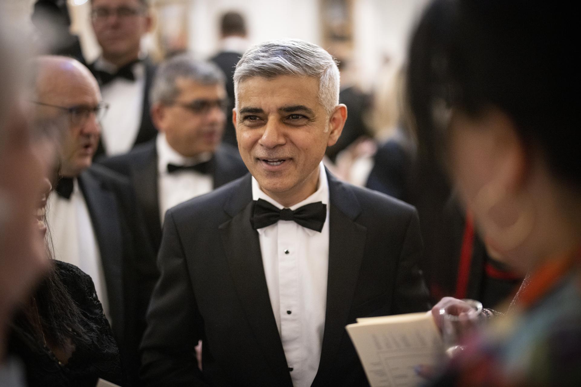 Foto de archivo del alcalde de Londres, Sadiq Khan. EFE/EPA/TOLGA AKMEN