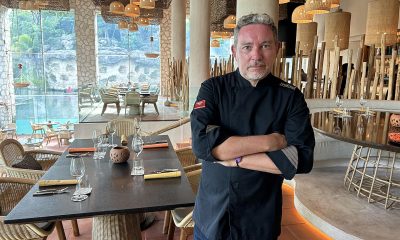 El chef español, Albert Adriá posa hoy durante una entrevista con EFE en Playa del Carmen, Quintana Roo (México). EFE/Lourdes Cruz