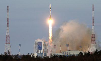 Foto de archivo. Lanzamiento de un cohete Soyuz-2.1b para poner en órbita un satélite de la serie Meteor-M en el cosmódromo Vostochny a las afueras de Tsiolkovsky el 28 de noviembre de 2017. EFE/ Maxim Shipenkov