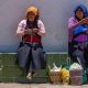 Fotografía de mujeres indígenas tzotziles, el 7 de agosto de 2023, en el municipio de Zinacantán, estado de Chiapas (México). EFE/ Carlos López