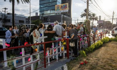 Familiares y amigos conmemoran el 12 aniversario del incendio al Casino Royal, uno de los mayores atentados terroristas del crimen organizado en México que dejó 52 personas fallecidas en la norteña ciudad de Monterrey (México). EFEMiguel Sierra