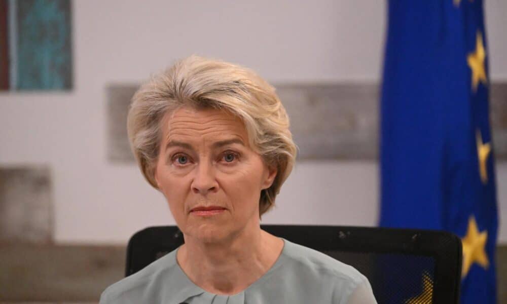 Imagen de Archivo de la presidenta de la Comisión Europea (CE), Ursula Von der Leyen.
 EFE/EPA/CIRO FUSCO