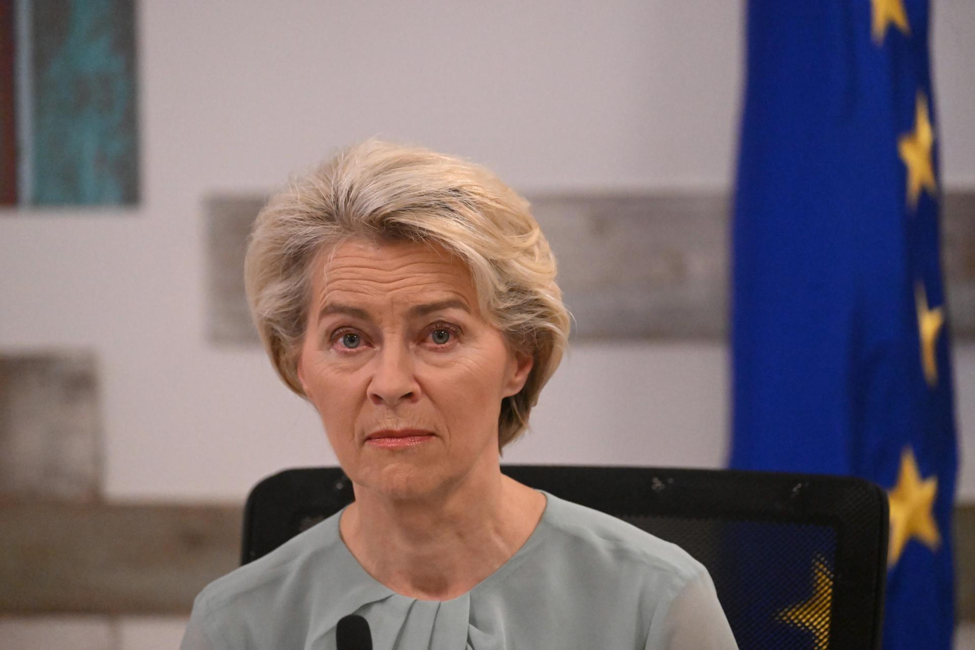 Imagen de Archivo de la presidenta de la Comisión Europea (CE), Ursula Von der Leyen.
 EFE/EPA/CIRO FUSCO