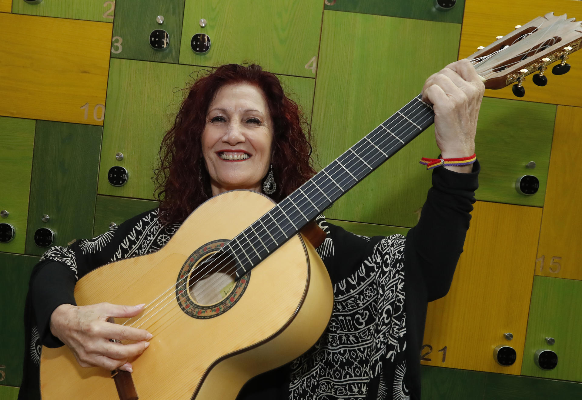 La cantante española Sensi Falán posa durante la presentación de su disco "Más allá de la memoria" hoy, en el Centro Cultural de España en Ciudad de México (México). EFE/Mario Guzmán