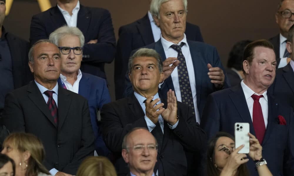 Foto de archivo del presidente del FC Barcelona, Joan Laporta. EFE/Enric Fontcuberta