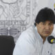 El ex presidente de Bolivia Evo Morales habla durante la presentación del IX Encuentro "En Unidad Avanzamos" hoy, en Puebla (México). EFE/ Hilda Ríos