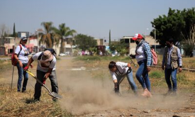 Miembros de brigadas de búsqueda de personas desaparecidas realizan trabajo de campo en el municipio de Tlajomulco, estado de Jalisco (México). Imagen de archivo. EFE/ Fabricio Atilano