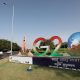 Vista del logo de la cumbre mundial del G20 desplegado el 4 de septiembre de 2023 en una calle cerca del Aeropuerto Internacional Indira Gandhi, en Nueva Delhi (India). EFE/Harish Tyagi