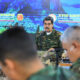 Fotografía cedida por Prensa Miraflores donde se observa al presidente de Venezuela, Nicolás Maduro, durante conmemoración del XVIII del Comando Estratégico Operacional de las Fuerza Armada Nacional Bolivariana, hoy en Caracas (Venezuela). EFE/ Prensa Miraflores