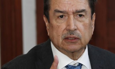 El presidente de la Cámara Minera de México (Camimex), José Jaime Gutiérrez, habla durante una rueda de prensa, en la Ciudad México (México). Imagen de archivo. EFE/ Mario Guzmán