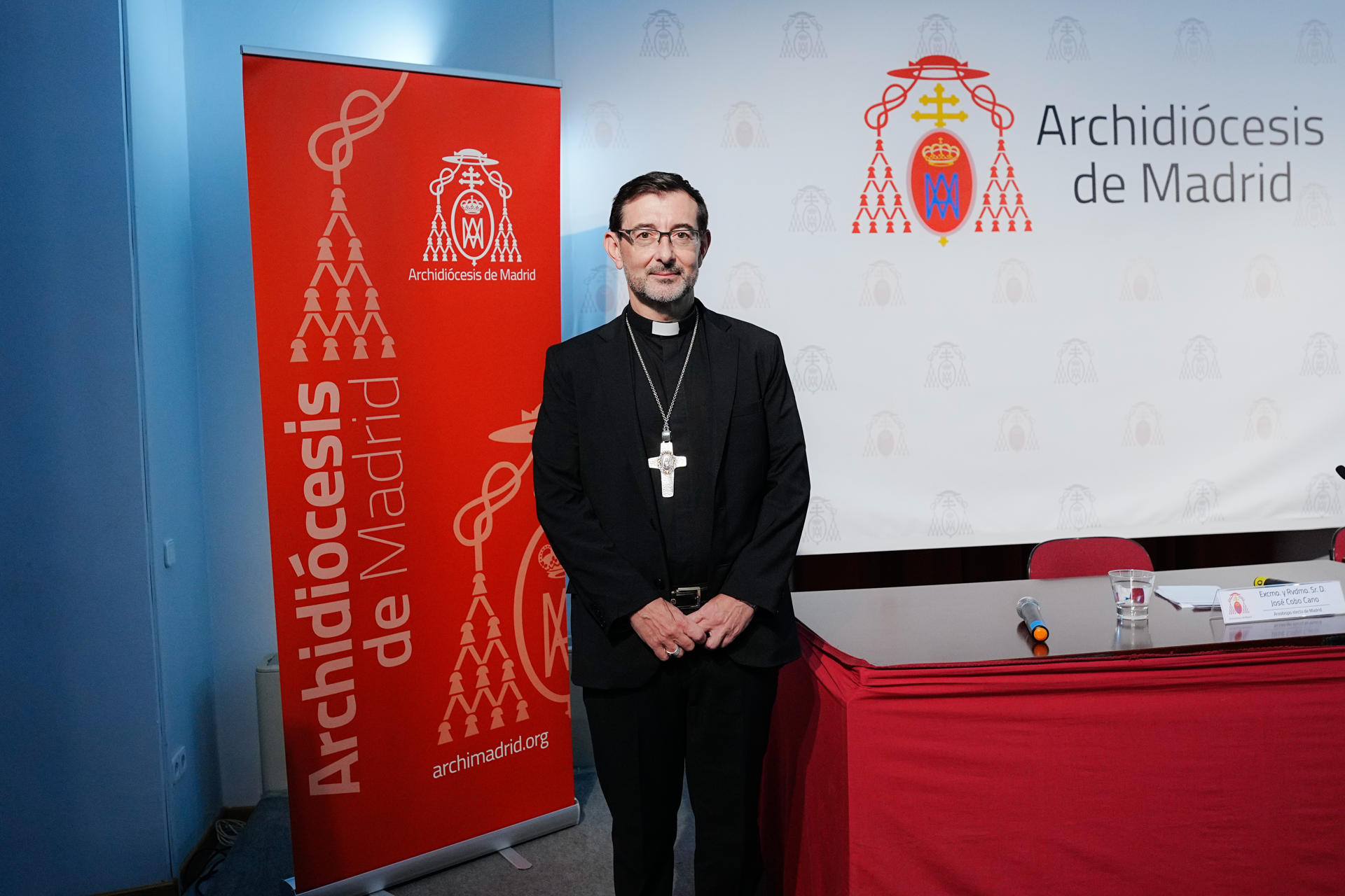 El arzobispo de Madrid, José Cobo Cano, en junio de 2023. EFE/ Borja Sánchez-Trillo
