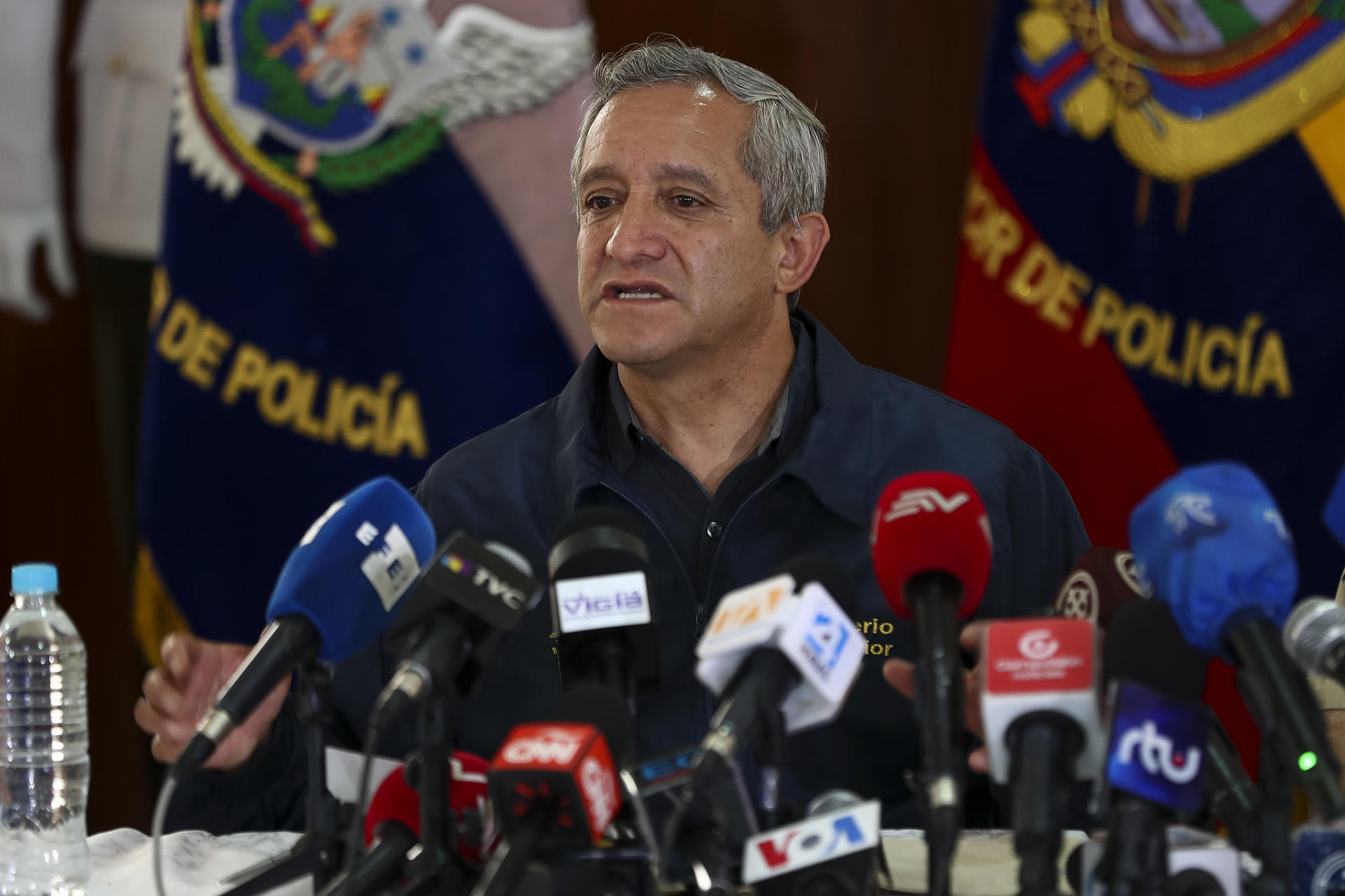 El exministro del Interior de Ecuador, Patricio Carrillo, en una fotografía de archivo. EFE/José Jácome