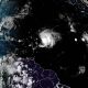 Fotografía satelital cedida por el Oficina Nacional de Administración Oceánica y Atmosférica (NOAA) a través del Centro Nacional de Huracanes (NHC) de Estados Unidos donde se muestra la localización del huracán Lee por el Atlántico. EFE/NOAA-NHC