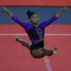 La gimnasta Hillary Herón, de Panamá. EFE/ Rodrigo Sura