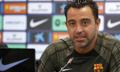 El técnico del FC Barcelona, Xavi Hernández, en una foto de archivo. EFE/ Toni Albir