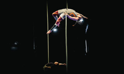 Ensayo del espectáculo "Messi10", del Cirque du Soleil, en Buenos Aires. EFE/Juan Ignacio Roncoroni