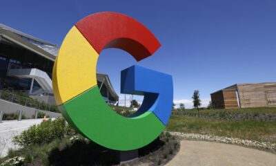 Fotografía de archivo en la que se registró el logo de Google, en el campus de la compañía, en Mountain View (California, EE.UU.) EFE/John G. Mabanglo