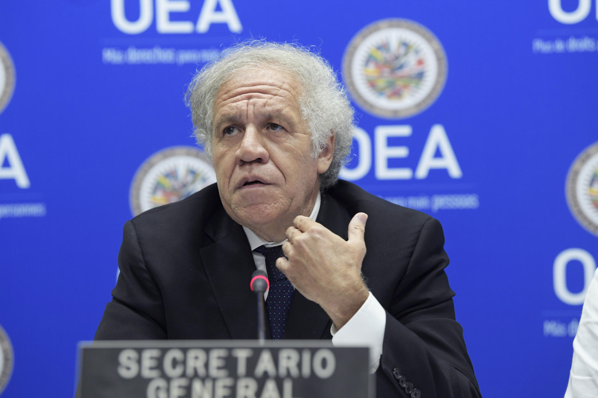 El secretario general de la OEA, Luis Almagro, en una fotografía de archivo. EFE/Lenin Nolly