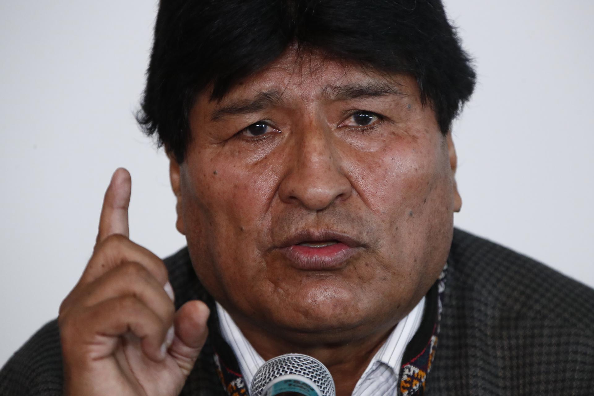El expresidente de Bolivia Evo Morales, en una fotografía de archivo. EFE/ José Méndez