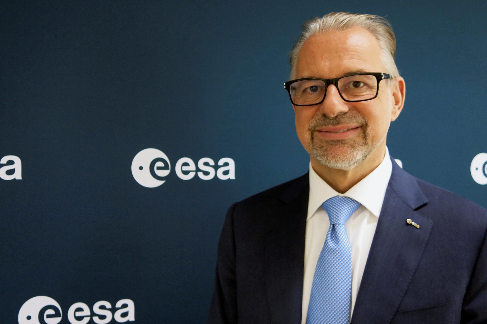 El director general de la Agencia Espacial Europea (ESA),Josef Aschbacher, en una fotografía de archivo. EFE/Mario García Sánchez