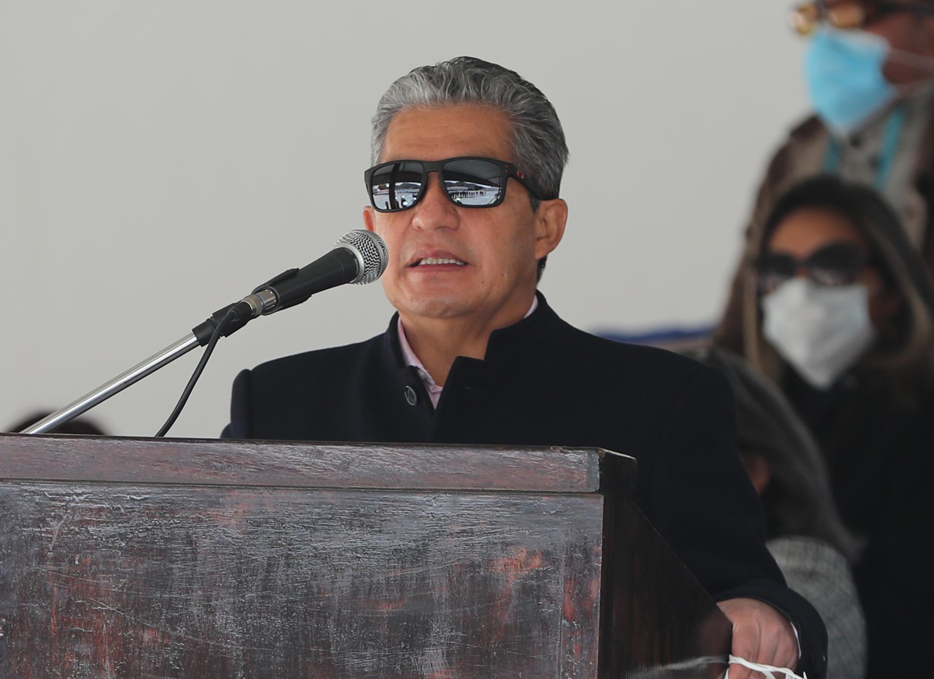 El ministro de Defensa boliviano, Edmundo Novillo, en una fotografía de archivo. EFE/Martín Alipaz