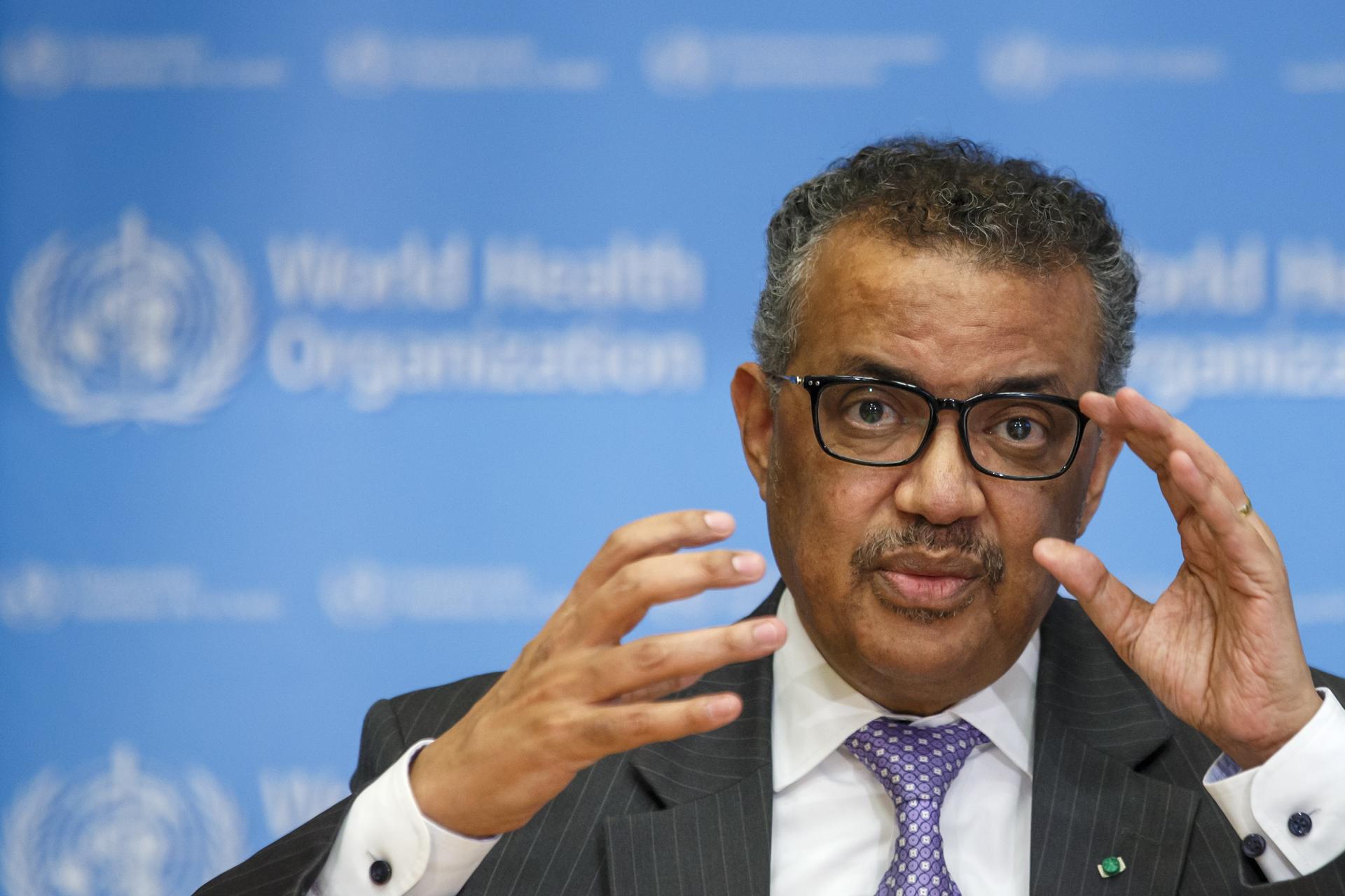 El director general de la Organización Mundial de la Salud (OMS), Tedros Adhanom Ghebreyesus, en una fotografía de archivo. EFE/ Salvatore Di Nolfi