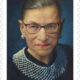 Fotografía cedida por el Servicio Postal de EE.UU. que muestra el sello conmemorativo de la jueza estadounidense Ruth Bader Ginsburg. EFE/Servicio Postal de EE.UU.