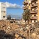 Imagen de la destrucción en Derna, en Libia, tras el paso de la tormenta Daniel y la riada posterior. EFE/EPA/STRINGER