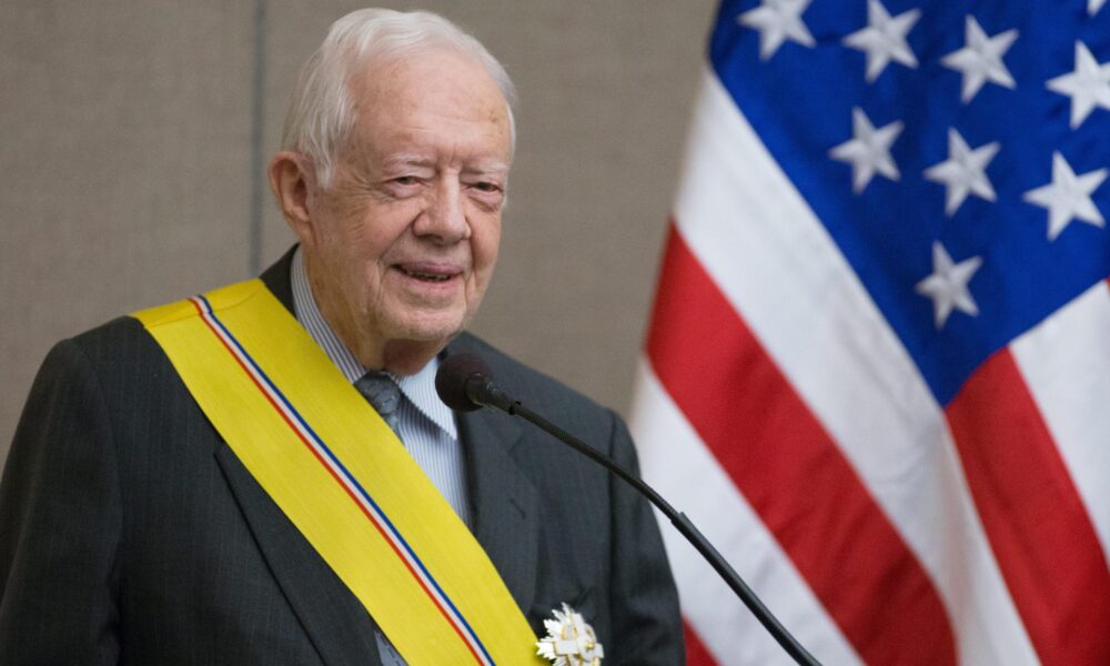 El expresidente estadounidense Jimmy Carter, en una fotografía de archivo. EFE/Branden Camp