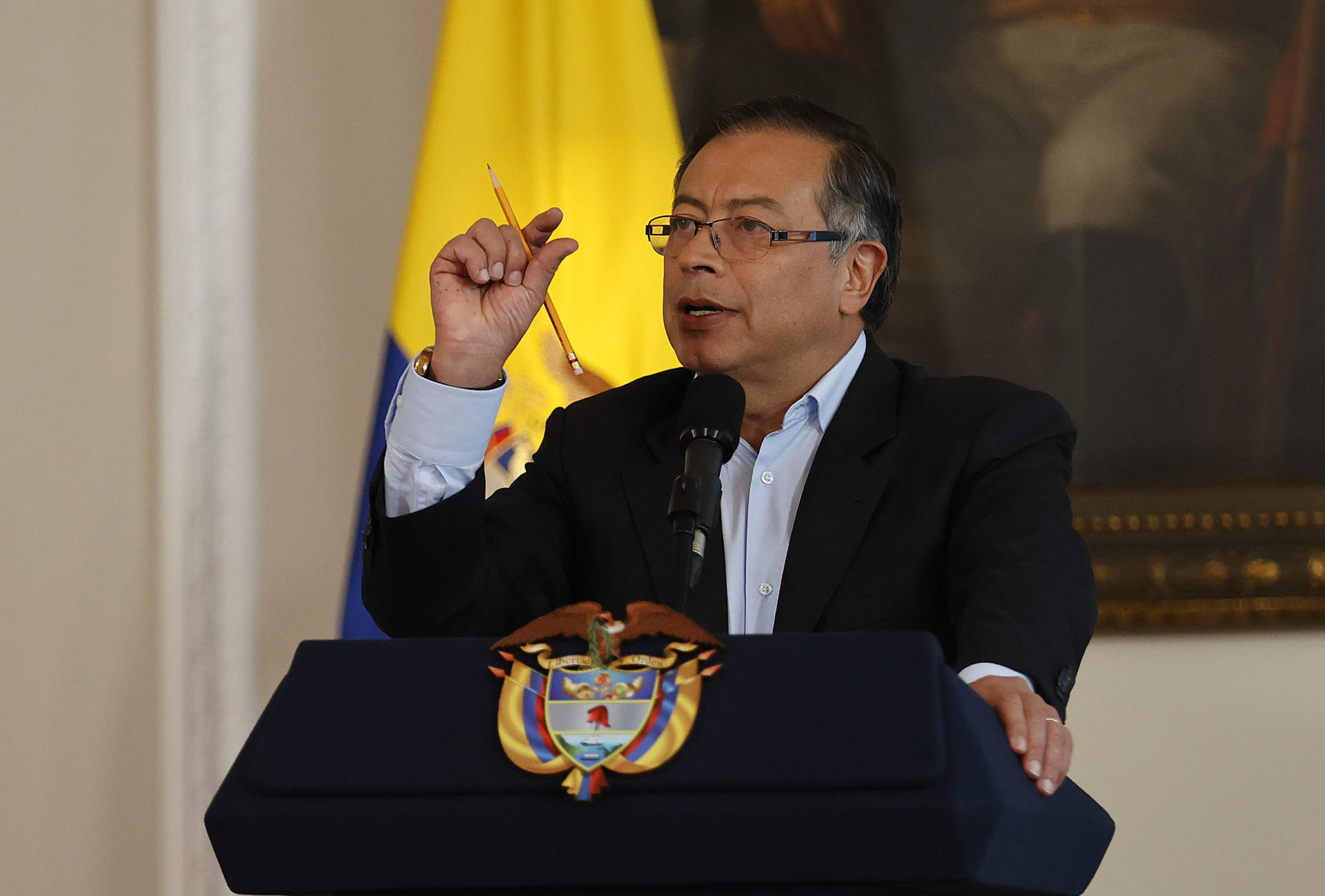 El presidente de Colombia Gustavo Petro, en una fotografía de archivo. EFE/Mauricio Dueñas Castañeda