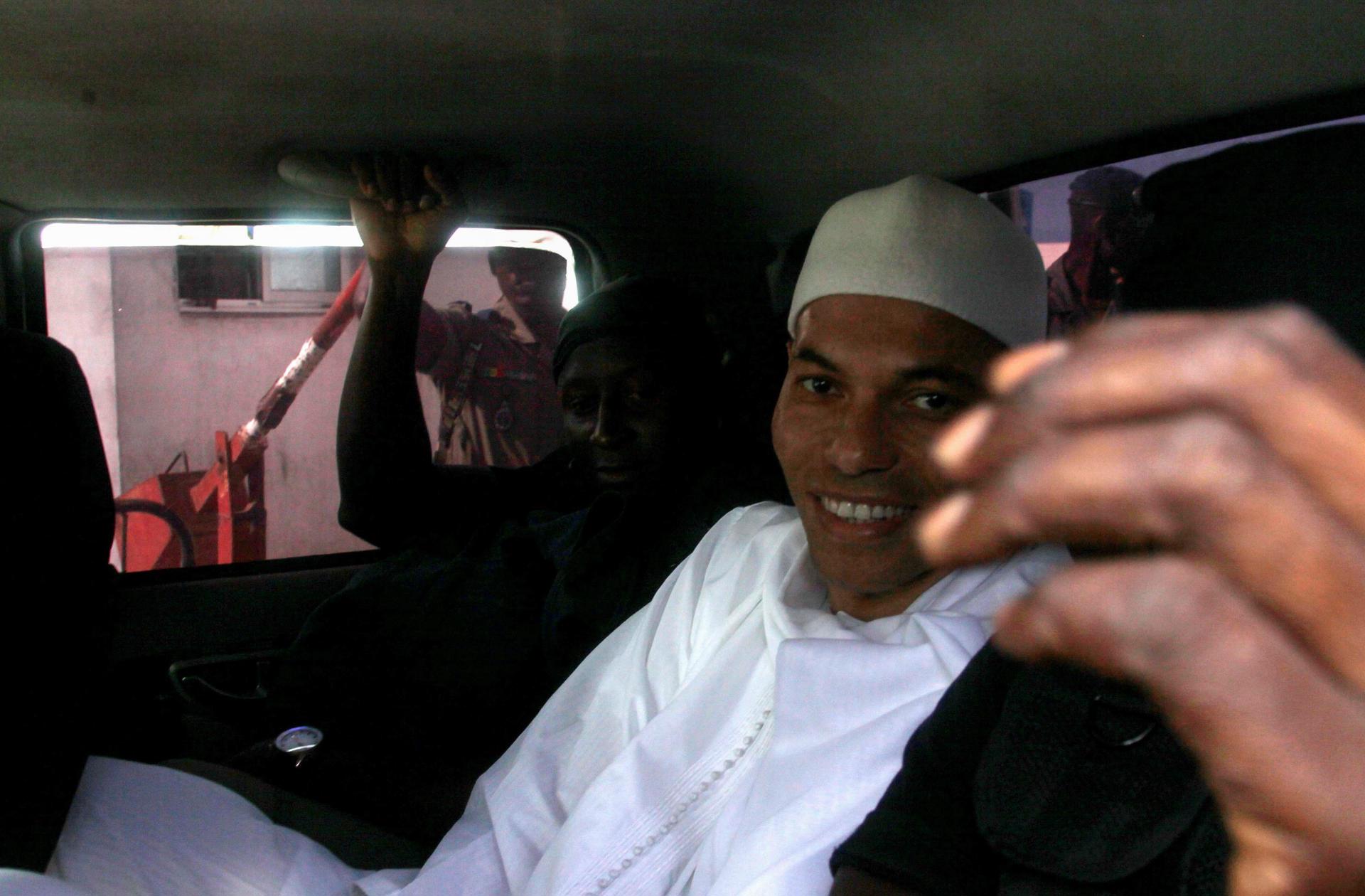 Imagen de archivo de Karim Wade, líder opositor senegalés en el exilio. EFE/ALIOU MBAYE