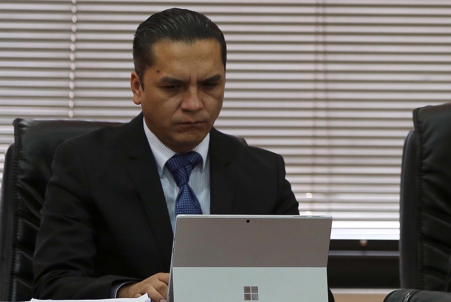 El presidente del Consejo de la Judicatura de Ecuador, Wilman Terán, en una fotografía de archivo. EFE/José Jácome