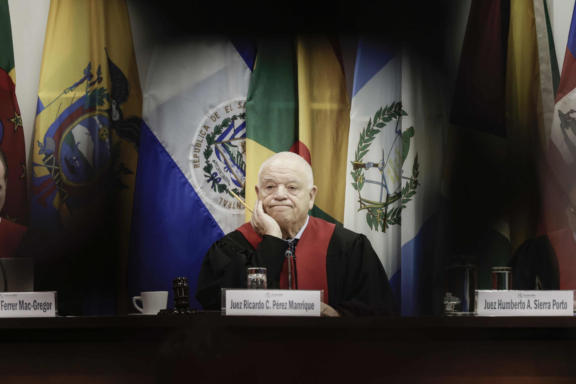 El presidente de la CorteIDH, Ricardo Pérez Manrique, en una fotografía de archivo. EFE/ Jeffrey Arguedas