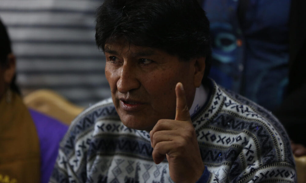 Foto de archivo del expresidente boliviano Evo Morales. EFE/Luis Gandarillas