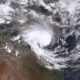 Fotografía cedida por la Oficina de Meteorología de Australia (BOM) que muestra el ciclón tropical Kirrily en el norte del Mar del Coral, Queensland (Australia), el 25 de enero de 2024. EFE/EPA/Bureau of Meteorology