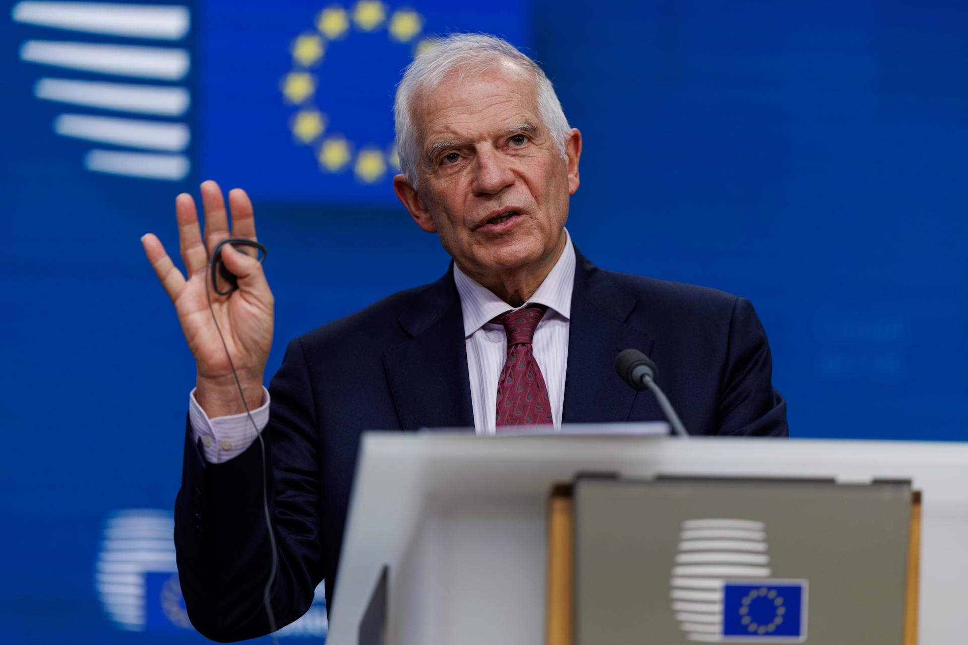 Foto de archivo del alto representante de la Unión Europea (UE) para Asuntos Exteriores, Josep Borrell. EFE/EPA/OLIVIER MATTHYS
