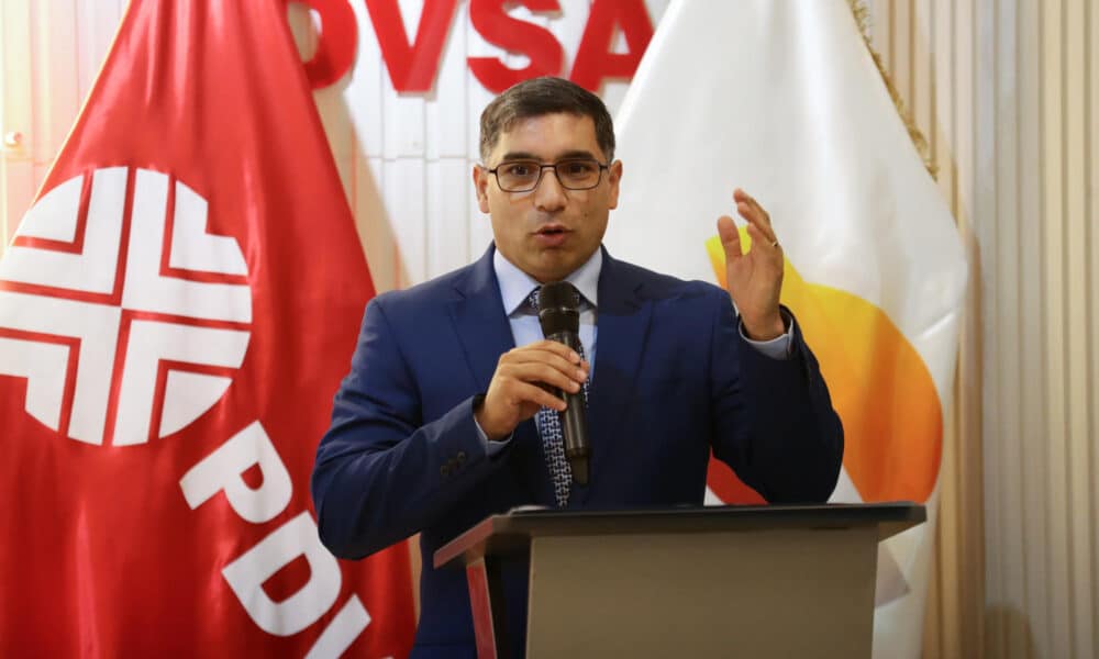 El ministro de Petróleo y presidente de PDVSA, Pedro Rafael Tellechea, en una fotografía de archivo. EFE/Rayner Peña