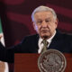 El presidente de México, Andrés Manuel López Obrador, habla durante su conferencia de prensa matutina hoy, en el Palacio Nacional de la Ciudad de México (México). EFE/ José Méndez