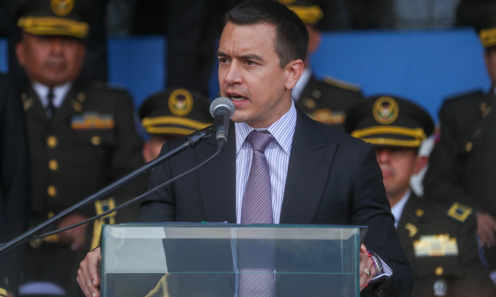 El presidente de Ecuador, Daniel Noboa. EFE/José Jácome