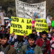 Miles de indígenas marchan para exigir a las autoridades seguridad en San Cristóbal de las Casas, hoy en el estado de Chiapas (México). EFE/Carlos López