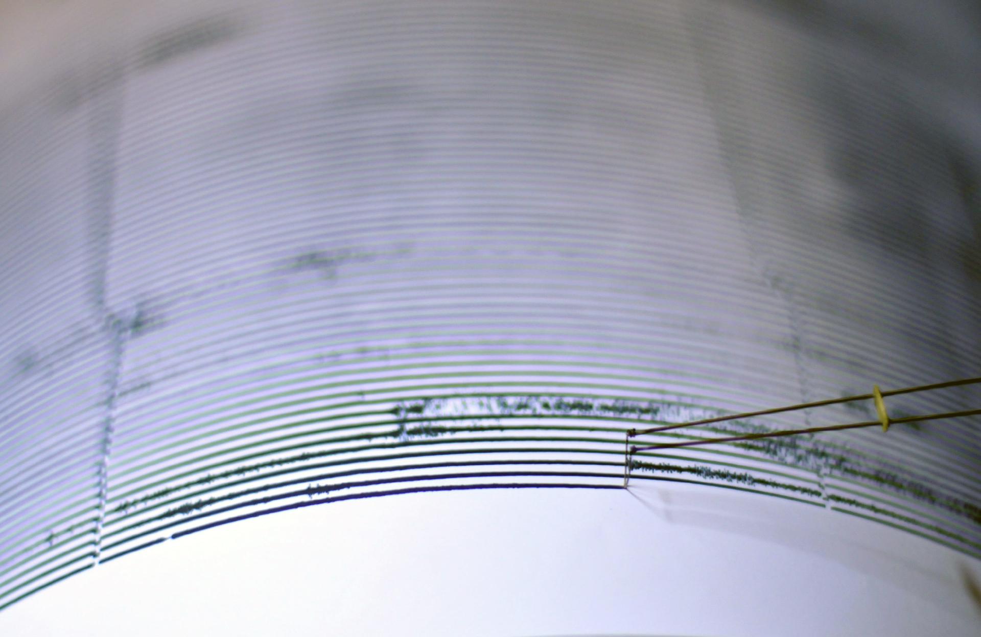 Detalle de un sismógrafo en una imagen de archivo. EFE/Ulises Rodríguez