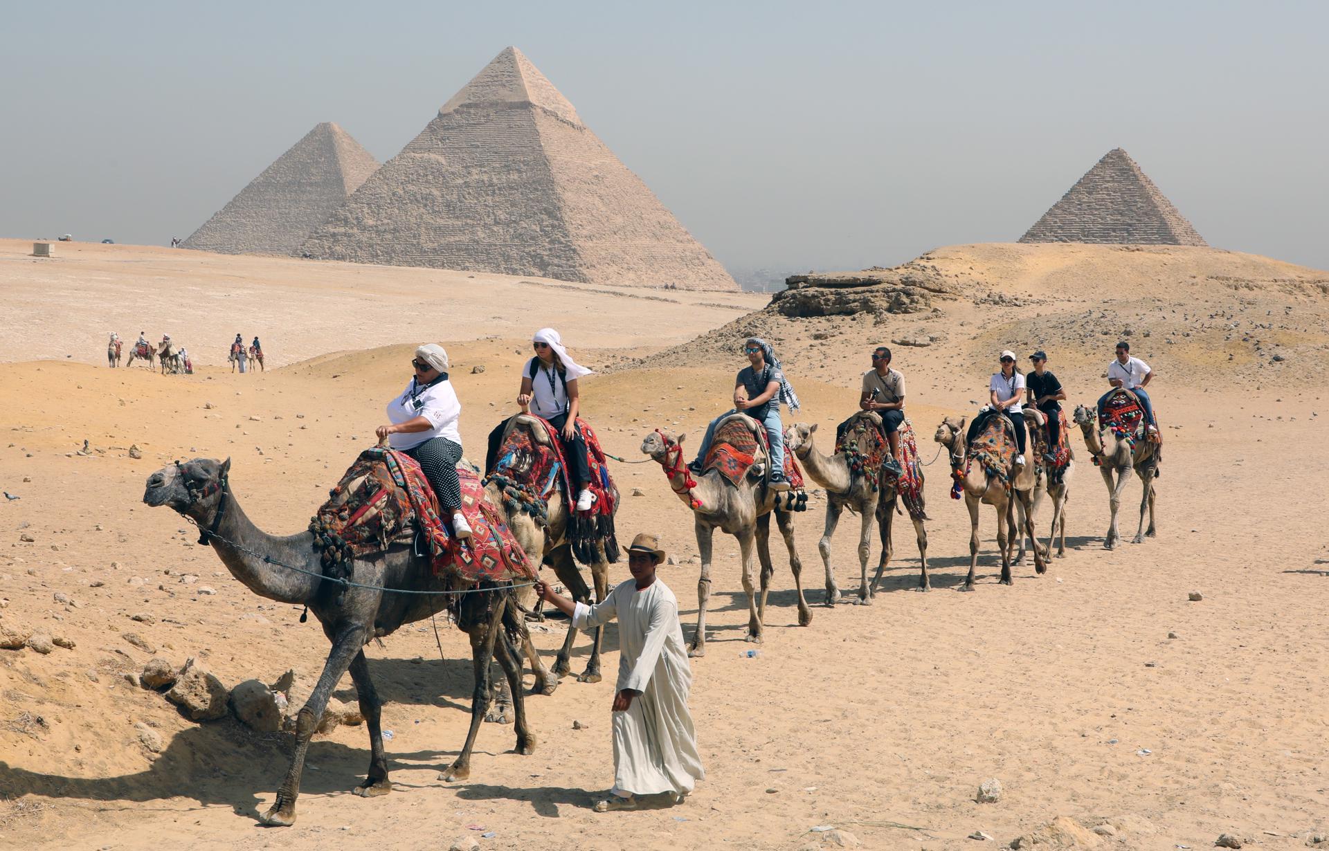 Foto archivo, turismo Egipto. EFE/EPA/Khaled Elfiqi