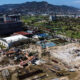 Fotografía aérea de la Zona Diamante tras el paso del huracán Otis, este domingo en Acapulco (México). EFE/David Guzmán
