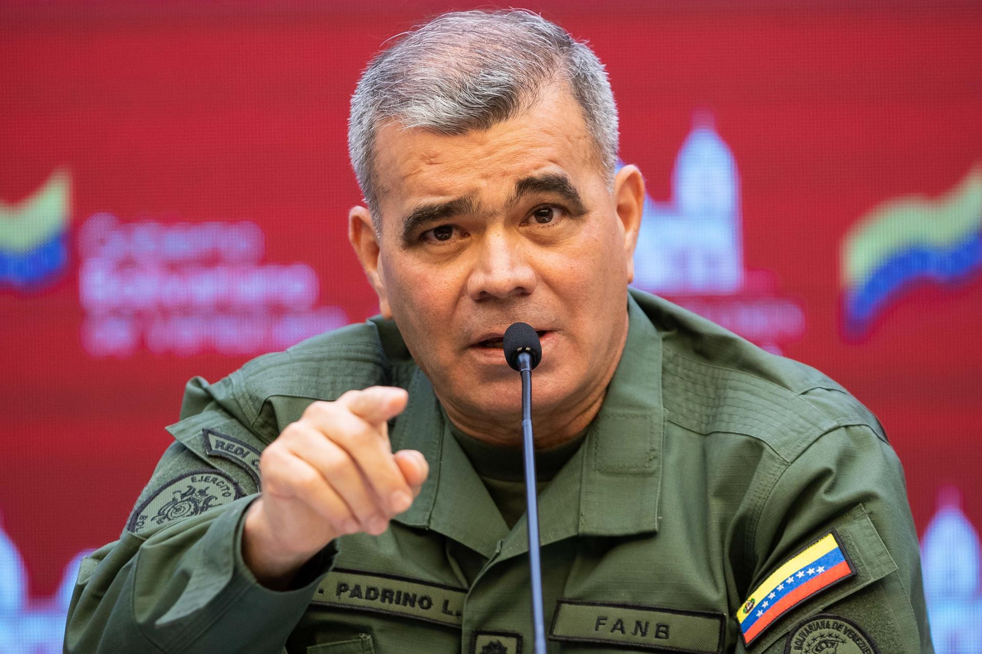 El ministro de Defensa de Venezuela, Vladimir Padrino López, en una fotografía de archivo. EFE/ Rayner Peña R.