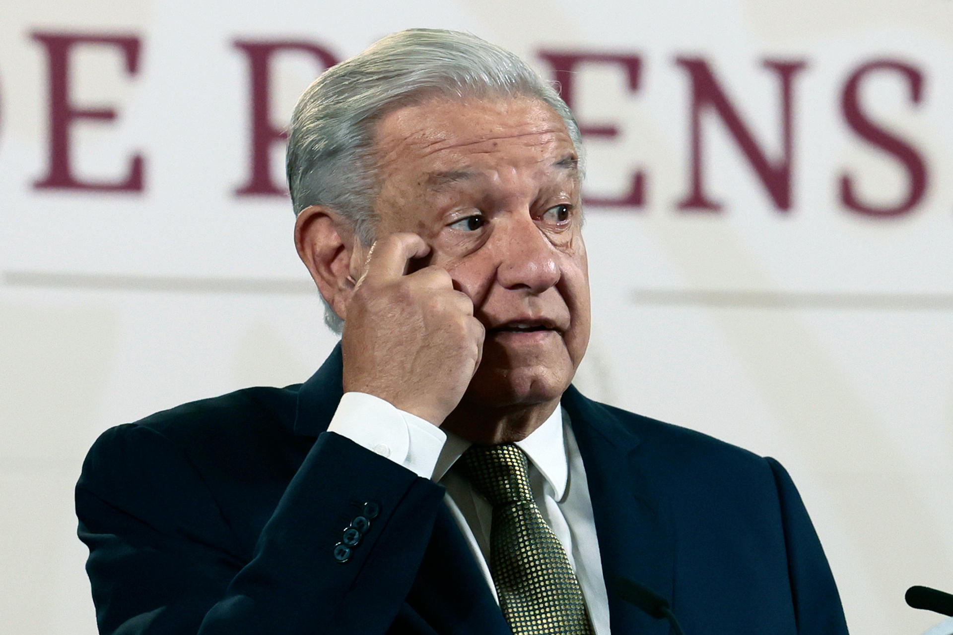 Fotografía de archivo del presidente de México, Andrés Manuel López Obrador. EFE/ José Méndez