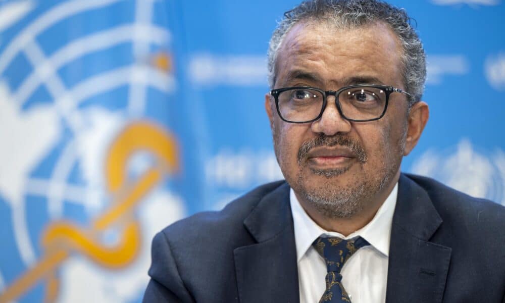 El director general de la Organización Mundial de la Salud (OMS), Tedros Adhanom Ghebreyesus, en una fotografía de archivo. EFE/Martial Trezzini